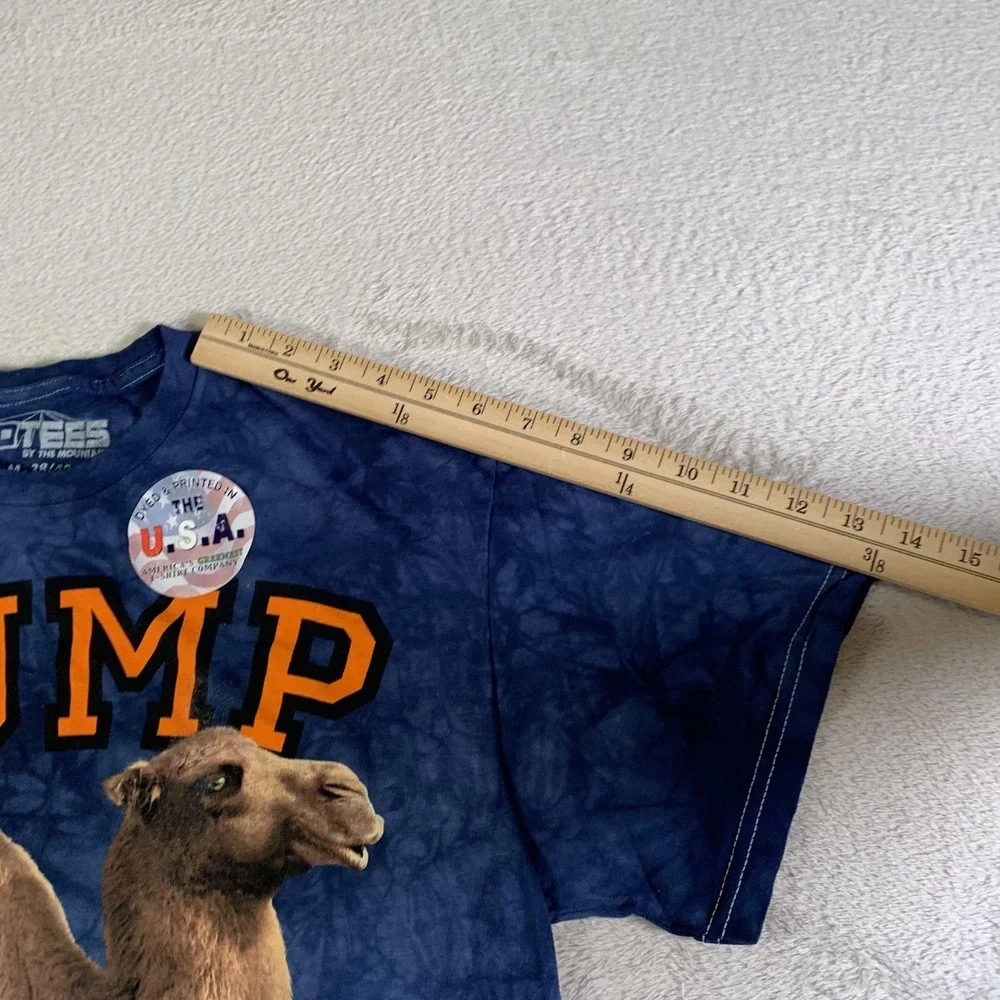 3DTEES By The Mountain Shirt Mens Medium Blue Hump Day Camel Graphic Tee Funny - Picture 7 of 8